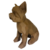 Dog Yorkshire Terrier low poly