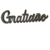 Palavra Gratidão 3D