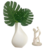 Vaso silhueta e escultura amor de Mãe