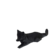 Gato Deitado Low Poly - YAAH CUBE