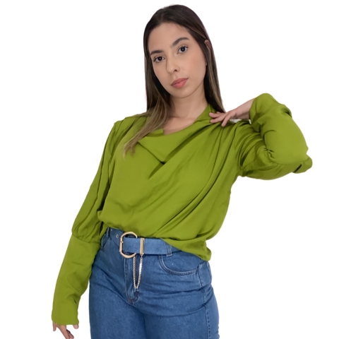 Blusa Elegance Verde Oliva