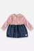 VESTIDO EM RIBANA E JEANS - UP BABY - comprar online
