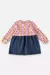 VESTIDO EM RIBANA E JEANS - UP BABY na internet