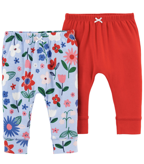 Kit 2 calças floral Carter’s