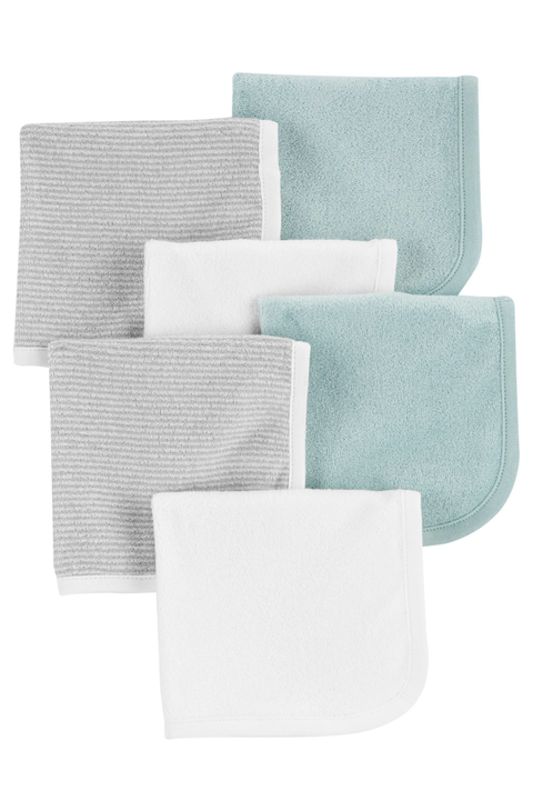 Kit 6 toalhinhas de boca Carter’s