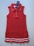 Vestido polo tenista vermelho kids - comprar online