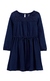 Vestido manga longa kids azul marinho - comprar online
