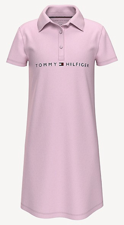 Vestido polo rosa Tommy Hilfiger kids - comprar online