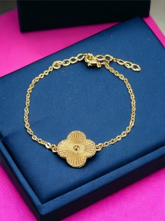 Pulseira Vintage Alhambra Banhada em Ouro 18k