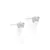 BRINCO ABELHA COM PÉROLA SHELL E ZIRCÔNIAS - BANHO RÓDIO BRANCO - online store