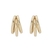 BRINCO ARGOLA TRÊS VOLTAS - BANHO OURO 18K - comprar online