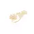 ANEL FLORES DE ZIRCÔNIAS BRANCAS - BANHO OURO 18K - comprar online