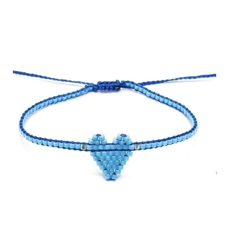 PULSEIRA MIYUKI CORAÇÃO TURQUESA - comprar online