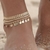 TORNOZELEIRA GRUMET MINI - BANHO OURO 18K - comprar online