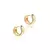 BRINCO ARGOLA LISA 17MM - BANHO OURO 18K - comprar online