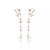 BRINCO LONGO FORMAS CRISTAL PARAÍBA ARTICULADO - BANHO OURO 18K - buy online