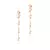 BRINCO LONGO FORMAS CRISTAL PARAÍBA ARTICULADO - BANHO OURO 18K - online store