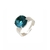 ANEL CRISTAL REDONDO - BLUE ZIRCON