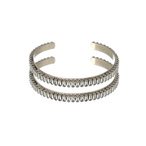 KIT BRACELETES ZIRCÔNIAS NEW CLASSIC SILVER - comprar online