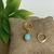 BRINCO ARGOLA ESFERA PEDRA NATURAL - comprar online