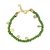 PULSEIRA PEACE CRISTAL VERDE - comprar online
