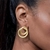 BRINCO ESPIRAL GOLDEN MATTE DNA ESSENTIALS - Andaz Acessórios 