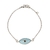 PULSEIRA OLHO GREGO NAVET TURQUESA - PRATA 925 - comprar online