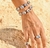 ANEL CRISTAL RETANGULAR - LAVANDA - comprar online