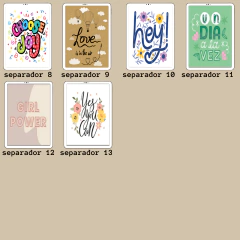 SEPARADORES X 04 A4 - comprar online