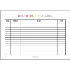 PLANNER ESCOLAR A5 - tienda online