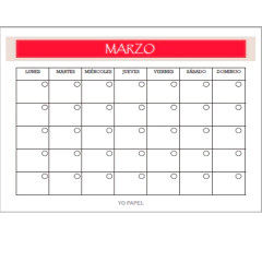 Imagen de ORGANIZADORES MENSUALES X 12 A4
