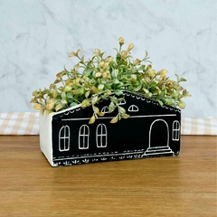 Cachepot Amsterdam Preto M - comprar online