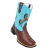 Bota Texana Infantil Cavalo Azul Com Ziper - loja online
