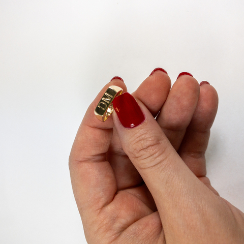 Anel Identidade Ouro 18K