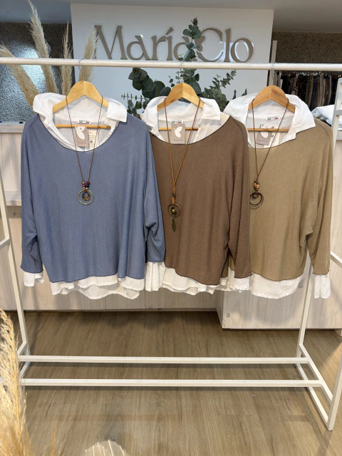 TRES EN UNO CON MUSCULOSA. LISOS