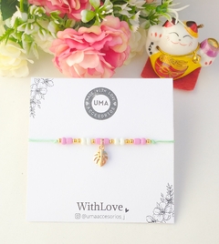 Pulsera Samy Verde aqua