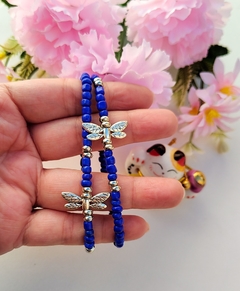 Pulsera Alita de Libélula Azul