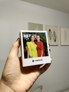 Polaroid de Mesa QR Code ou Código Spotify - Polaroids to You