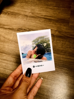 Foto Polaroid com Código Spotify ou QR Code - loja online