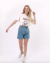 Short Mom Jeans Dobrável - comprar online