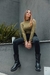 Cropped Canelado Manga Longa Aria - loja online