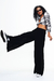 Calça Pantalona Fenda Preta Willow - Good4You - Roupas e acessórios alternativos, urban e trendy