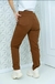 Calça mom jeans marrom - comprar online