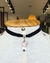 Choker com pingente de coração rosa