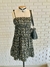 Vestido Reto Floral Preto Manu na internet