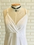 Vestido Midi Decote V Branco - Good4You - Roupas e acessórios alternativos, urban e trendy