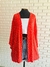 Kimono floral vermelho