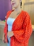 Kimono floral vermelho - comprar online