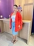 Kimono floral vermelho na internet