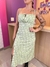 Vestido Midi Vênus Floral Verde - comprar online